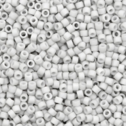 Miyuki beads delica's 11/0 Opaque Matte Light Smoke Grey