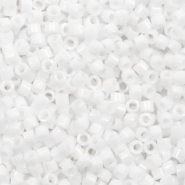 Miyuki beads delica's 11/0 Matte AB White