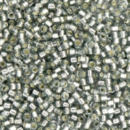 Miyuki beads delica's 11/0 Silverlined Light Gray DB-48