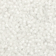 Miyuki beads delica's 11/0 White Lined AB Crystal DB-66