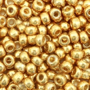 Miyuki seed beads 6/0 Duracoat Galvanized Gold 6-4202