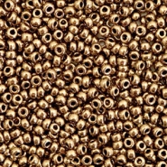 Miyuki seed beads 11/0 Metallic Dark Bronze 11-457
