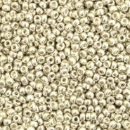 Miyuki seed beads 11/0 Duracoat Galvanized Silver 11-4201