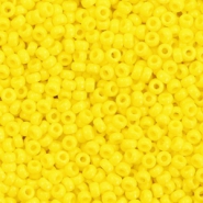 Miyuki seed beads 11/0 Opaque Yellow 11-404