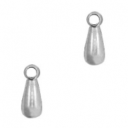 Stainless Steel findings charm drop Antique Silver