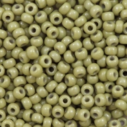 Miyuki seed beads 8/0 Duracoat Opaque Cactus Green 8-4474