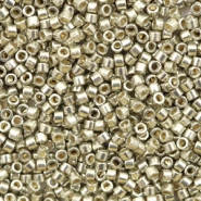 Miyuki beads delica's 11/0 Duracoat Galvanized Dark Light Pewter Silver DB-1851