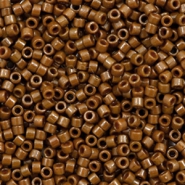 Miyuki beads delica's 11/0 Duracoat Opaque Dyed Cognac Brown DB-2142