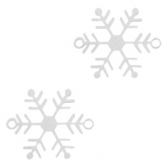 Bohemian connectors snowflake Silver