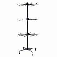 Jewellery display metal 3-layer Black