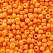 Miyuki seed beads 8/0 Duracoat Opaque Kumquat Orange 8-4454