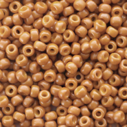 Miyuki seed beads 8/0 Duracoat Opaque Cedar Brown 8-4457