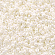 Miyuki seed beads 11/0 Ceylon Ivory Pearl White 11-591