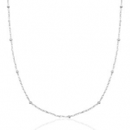 Stainless steel necklaces ball Mix&Match Silver