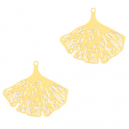 Bohemian charms Ginkgo leaf Gold (nickel free)