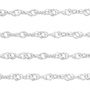 Stainless Steel findings weave belcher chain Silver