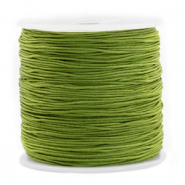 Macram&eacute; bead cord 0.8mm Olive Green
