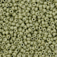 Miyuki seed beads 11/0 Duracoat Opaque Cactus Green 11-4474