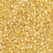 Miyuki seed beads 11/0 Silverlined Light Gold 11-2