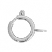 Stainless steel findings clasp 12x14mm Silver