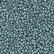Miyuki seed beads 11/0 Duracoat Galvanized Matte Sea Foam Green 11-4217F