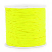 Macram&eacute; bead cord 0.8mm Neon Yellow