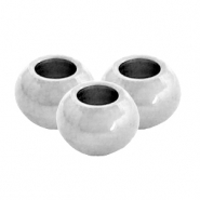 Stainless steel beads 5mm Silver