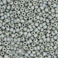 Miyuki seed beads 11/0 Opaque Glazed Frosted Rainbow Cadet Grey 11-4705