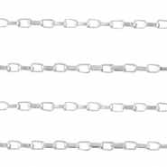 Stainless Steel findings belcher chain Venezia box chain Silver