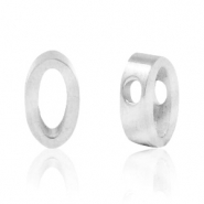 Stainless steel beads number 0 Silver