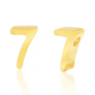 Stainless steel beads number 7 Gold