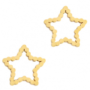 Stainless steel charms/connector star Gold