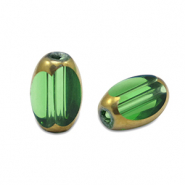 Glass beads Oval glass beads
