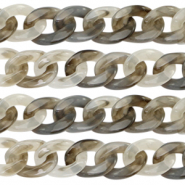 Acrylic chain 22mm Grey
