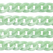 Acrylic chain 19mm Green