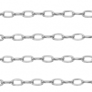 Stainless steel belcher chain anchor cable Silver