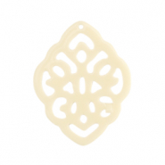 Resin pendants baroque rhombus Off White