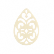 Resin pendants baroque drop Off White