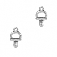 DQ European metal charms dummy Antique Silver (nickel free)