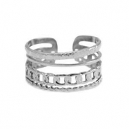 Stainless steel rings Silver