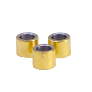 Stainless steel beads tube 2.5mm Gold
