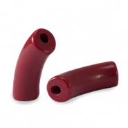 Acrylic beads tube Port Red