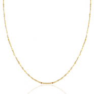Stainless steel necklaces Latte Beige-Gold