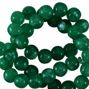 Polaris beads round 6 mm Mosso Eden Green
