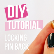 Locking pin back