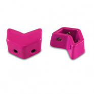 Tile beads arrow Magenta Pink