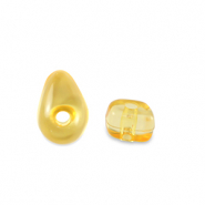 Acrylic beads chips Transparent Spectra Yellow