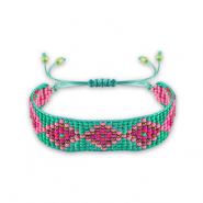 Ready-made Bracelets Turquoise Green-Pink
