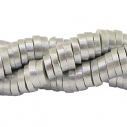 Katsuki beads 6mm Silver-Pearl Shine Coating