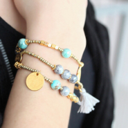 Inspirational Sets Jewellery made with marbled glass beads